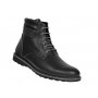 Ghete barbati sport casual din piele naturala cu siret si fermoar (imblanite) Corsa - GKR95N